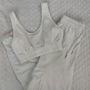 Women's Cream Lounge Set